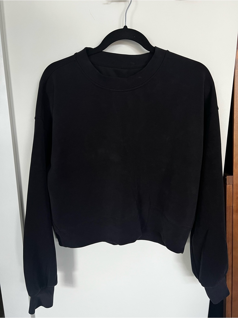 lululemon athletica Black Crewneck Sweatshirt